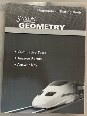 Geometry Homeschool Testing Book - Gray